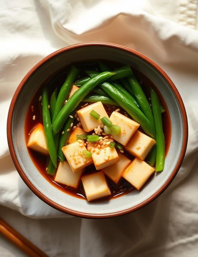 Smoky Peanut Tofu Noodles